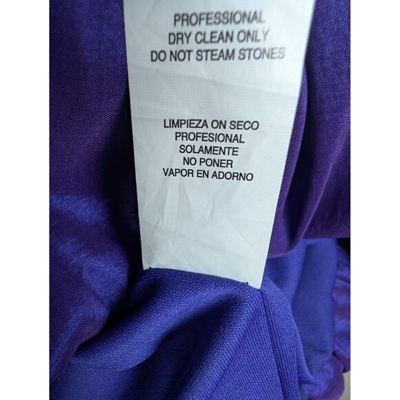 Jodi Kristopher Dress Womens 13 Strap Mini Floral Crystal Accents NWT Prom - Picture 8 of 10